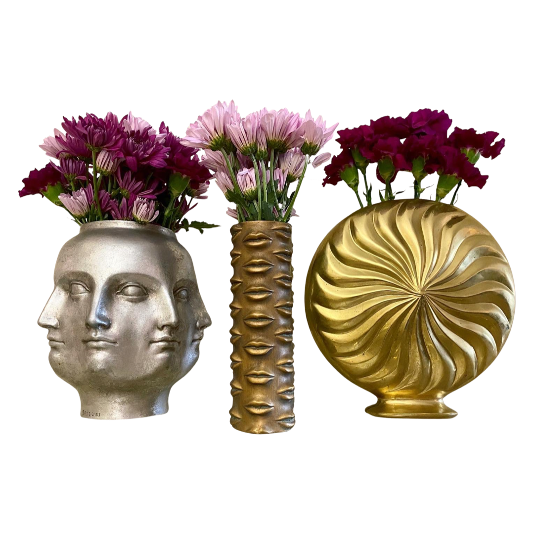 Brass Circular Vase