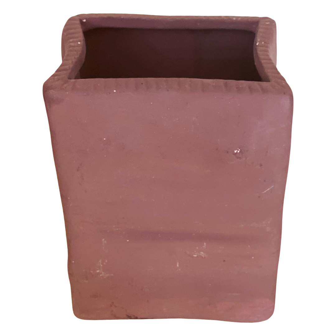 Ceramic Purple Star Bag Votive Holder