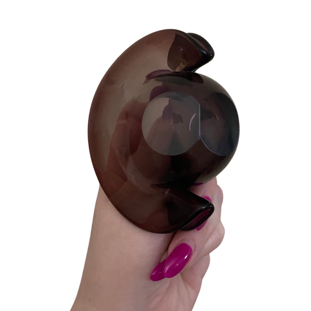 Purple Murano Glass Clam Shell