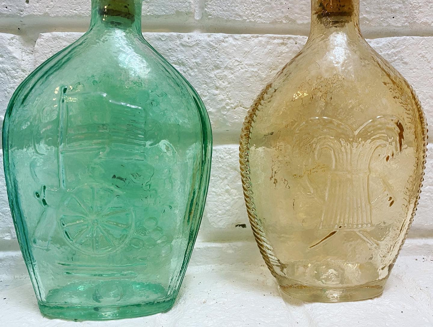 Colorful Glass Decanters