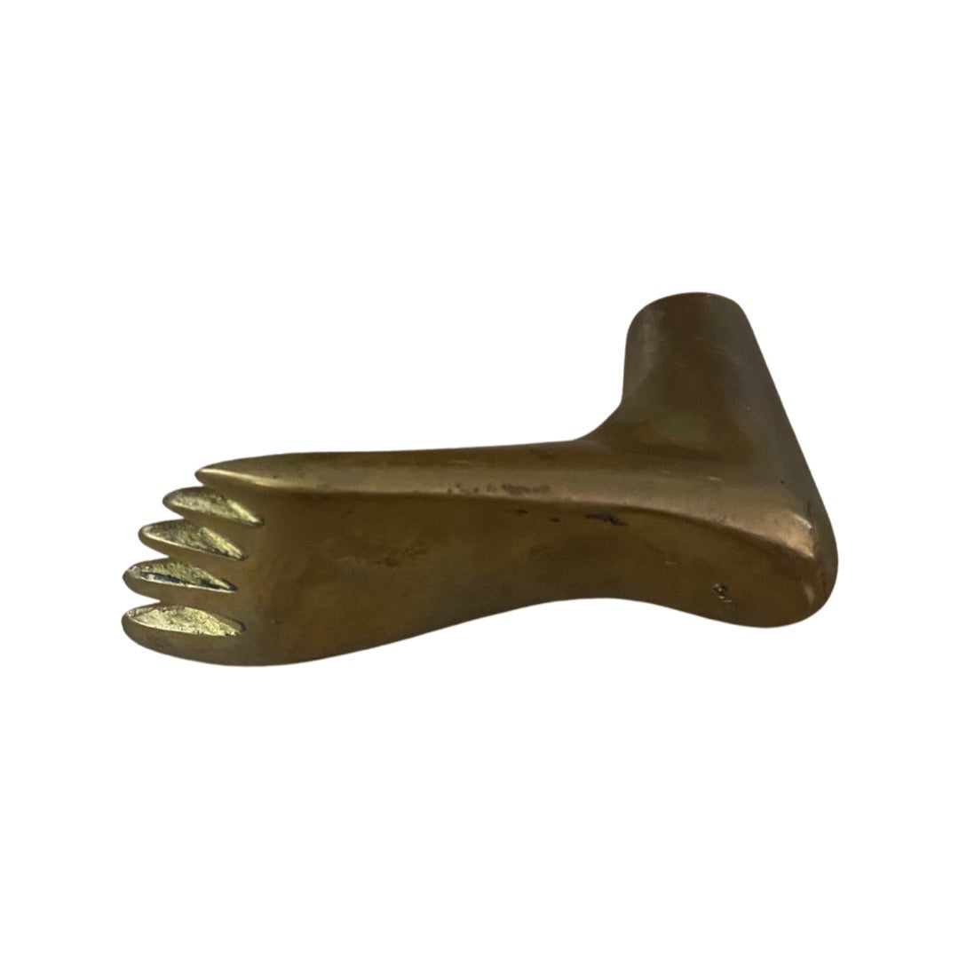 Brass Foot Paperweight