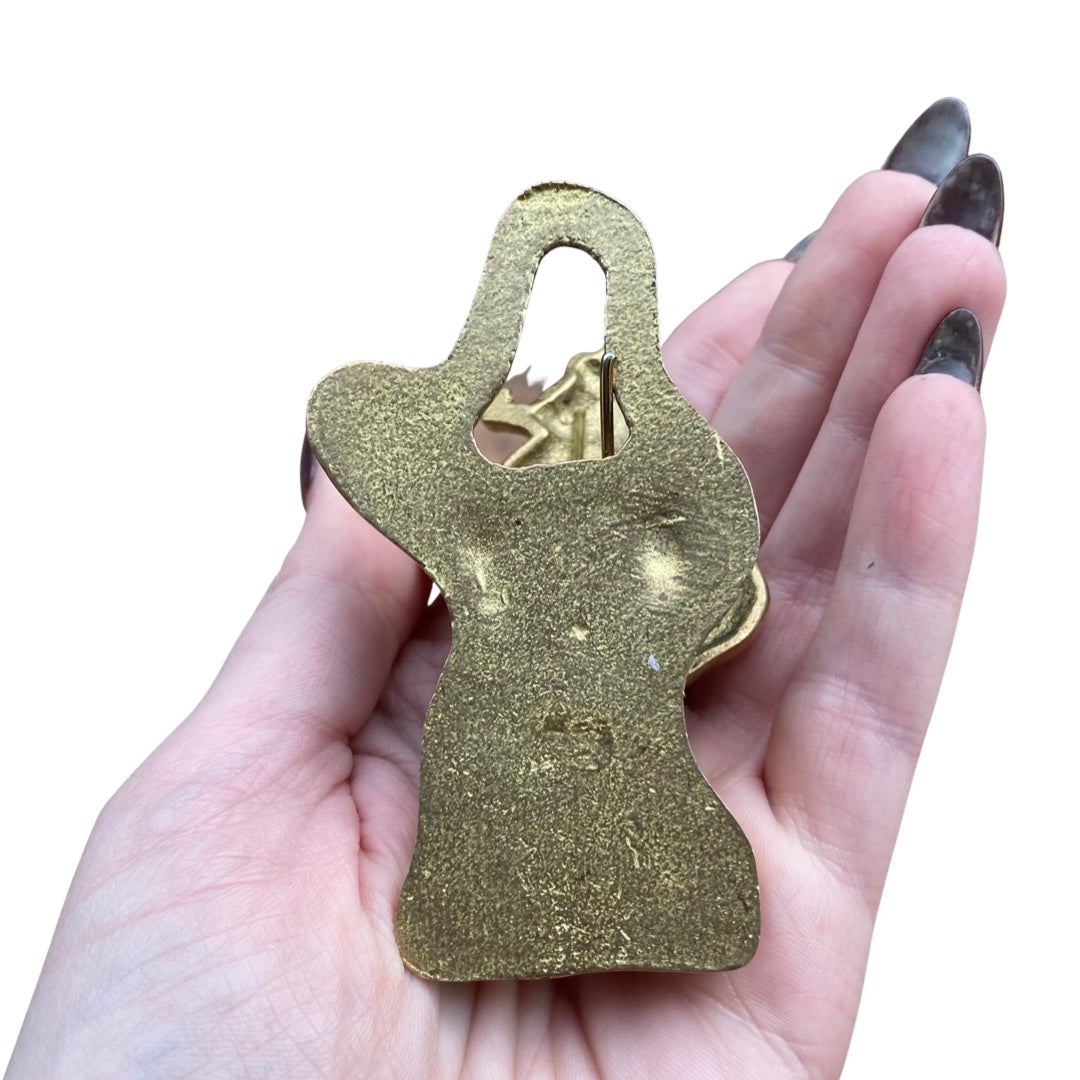 Popeye and Olive Oyl Brass Clips
