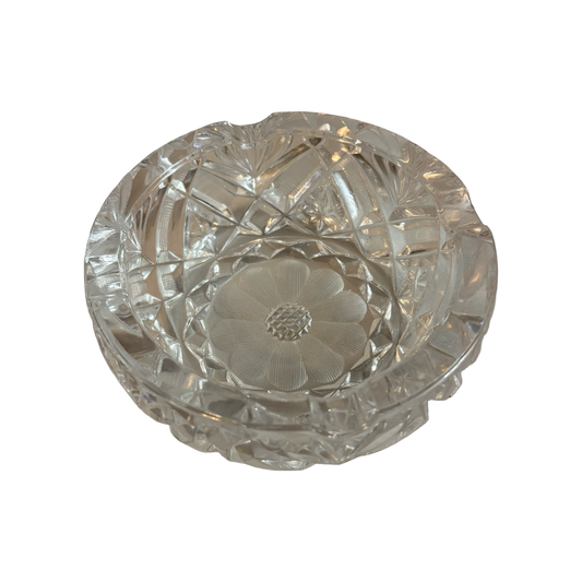 Crystal Flower Ashtray