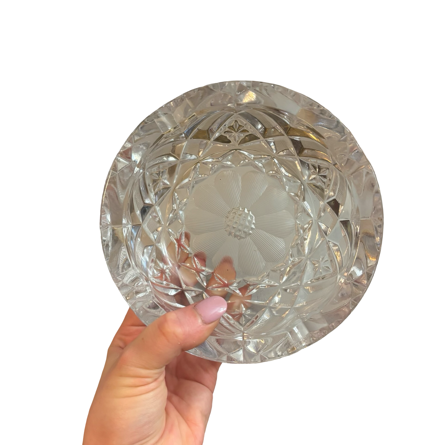 Crystal Flower Ashtray
