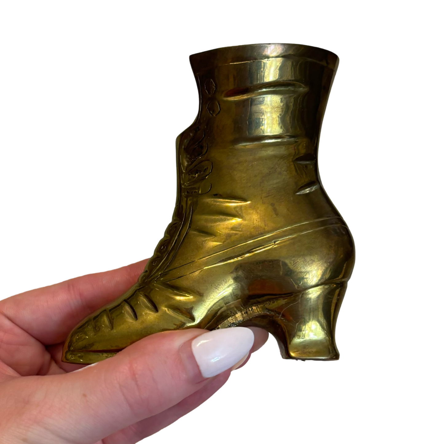 Brass Mini Victorian Boot