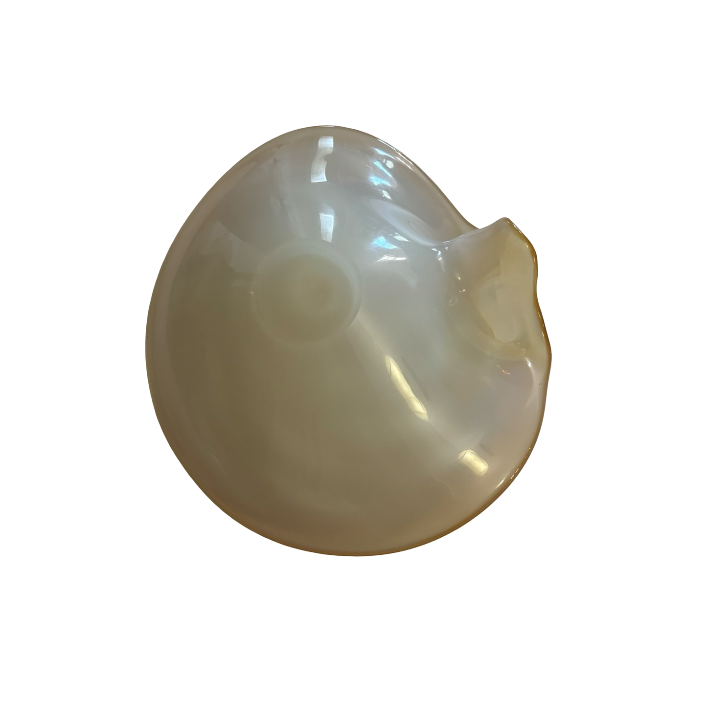 Yellow Murano Glass Dish