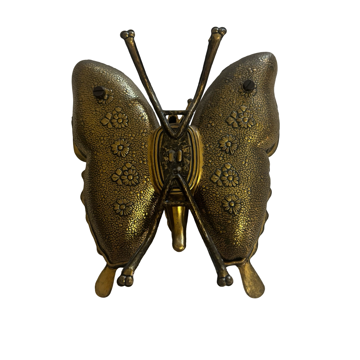Cast Brass Butterfly Box
