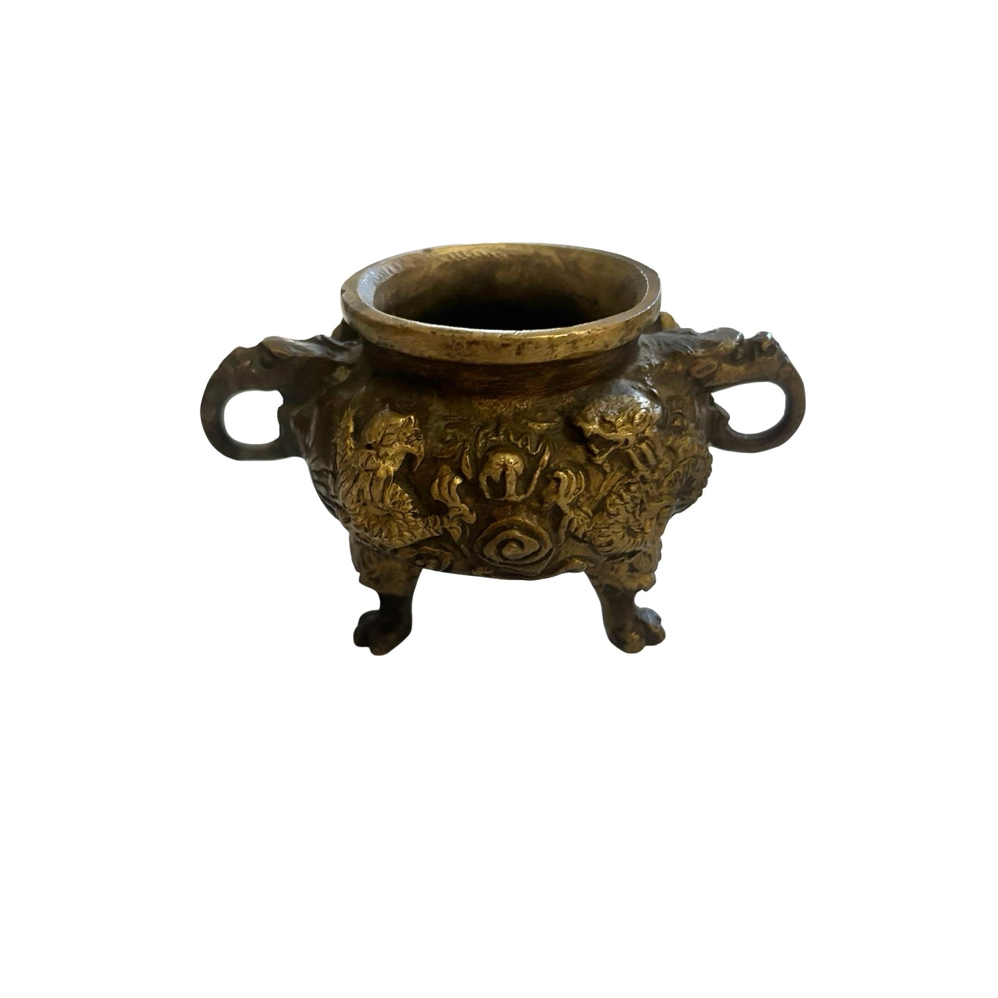 Brass Dragon Pot