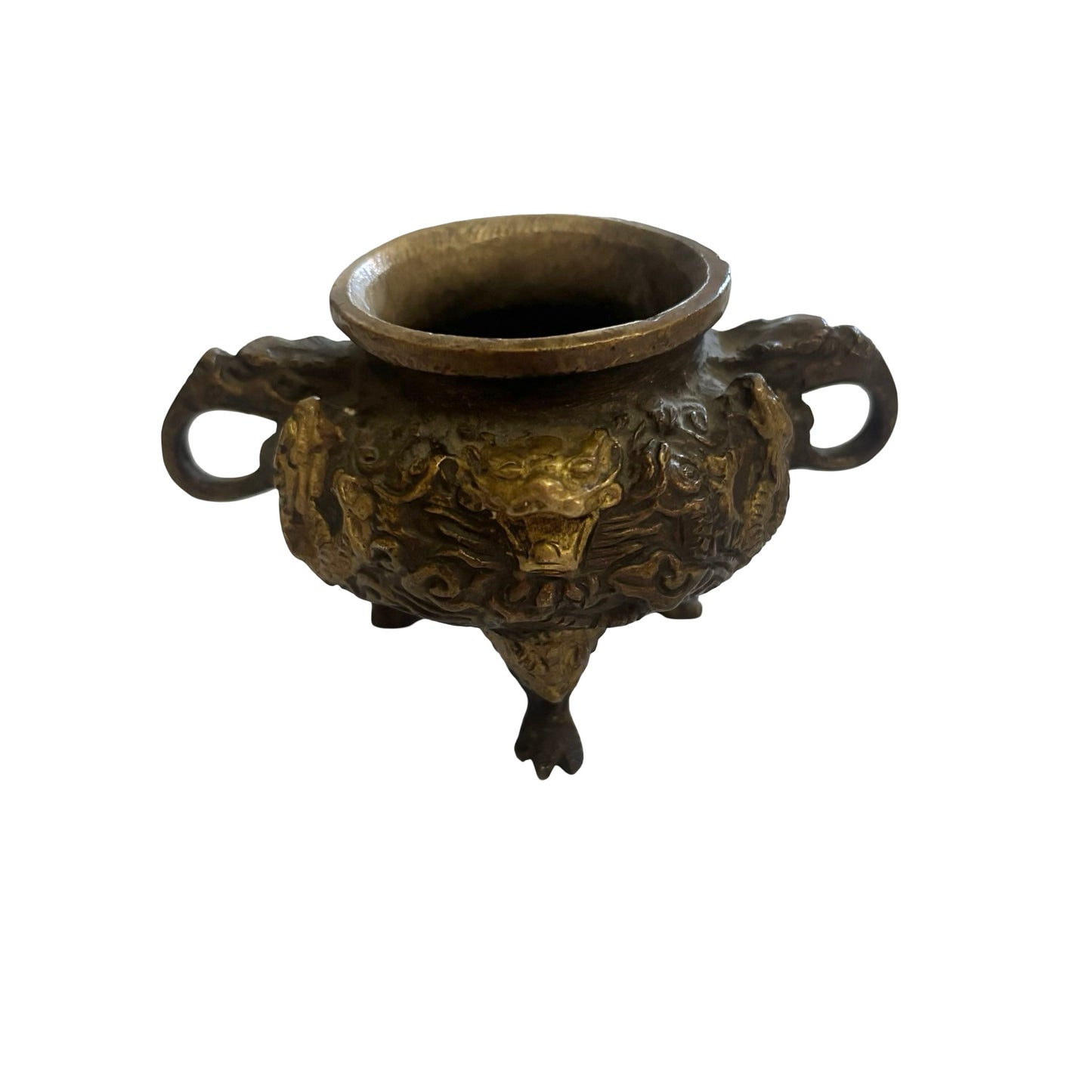 Brass Dragon Pot