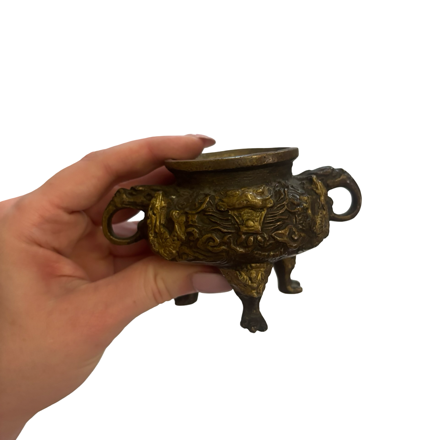 Brass Dragon Pot