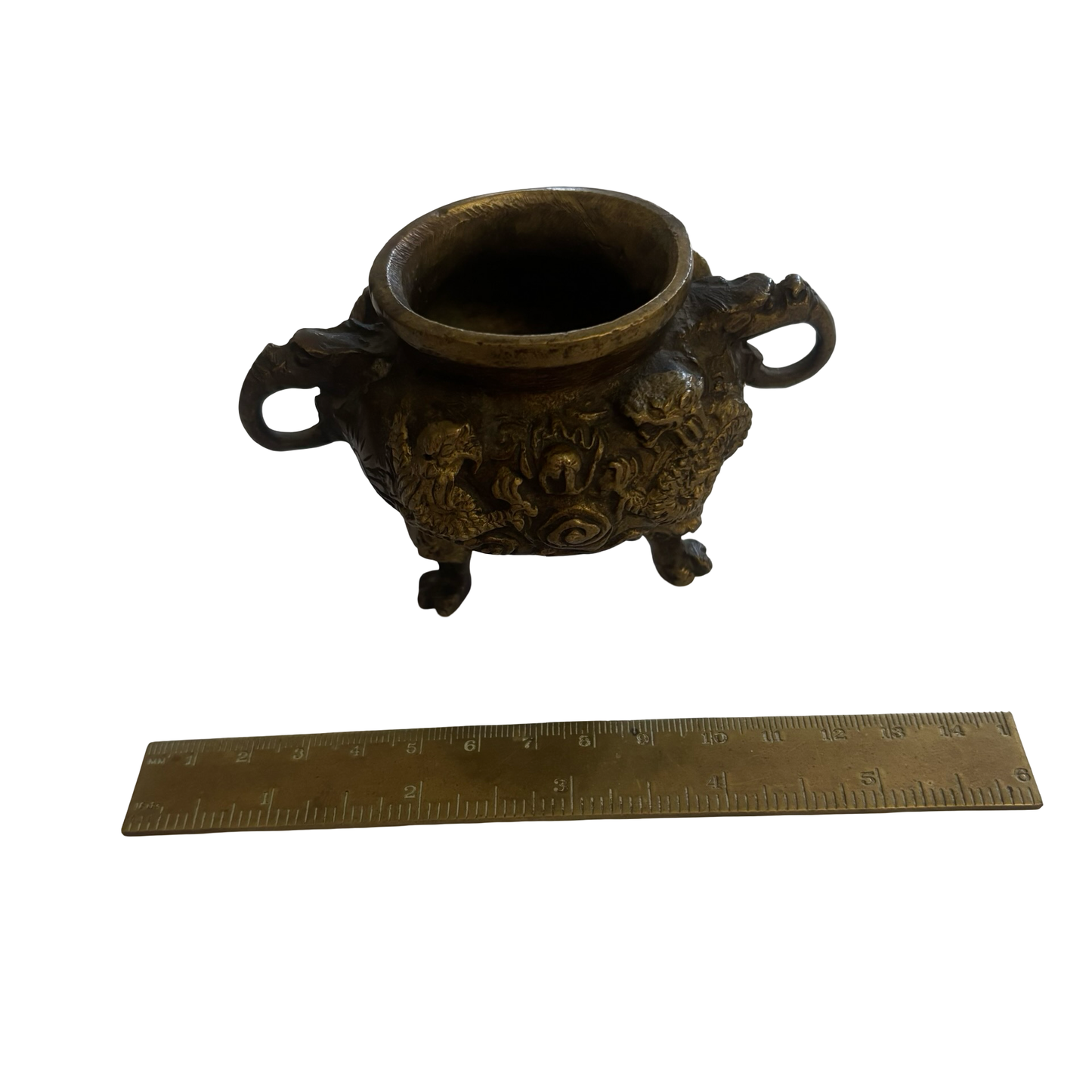 Brass Dragon Pot