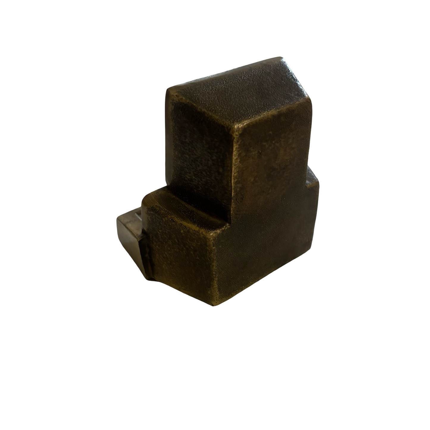Cast Brass Computer Single Bookend