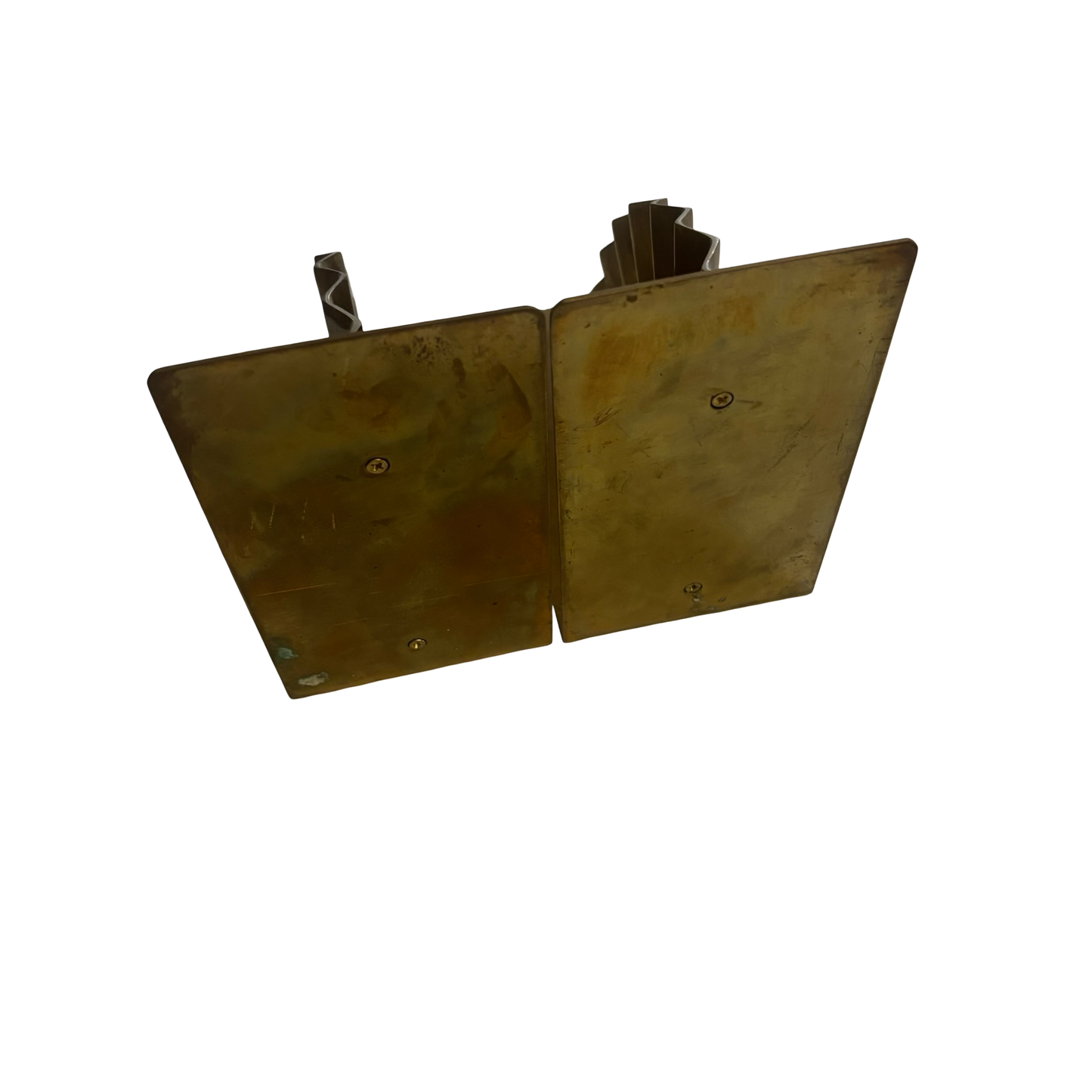 Brass Fan Bookends