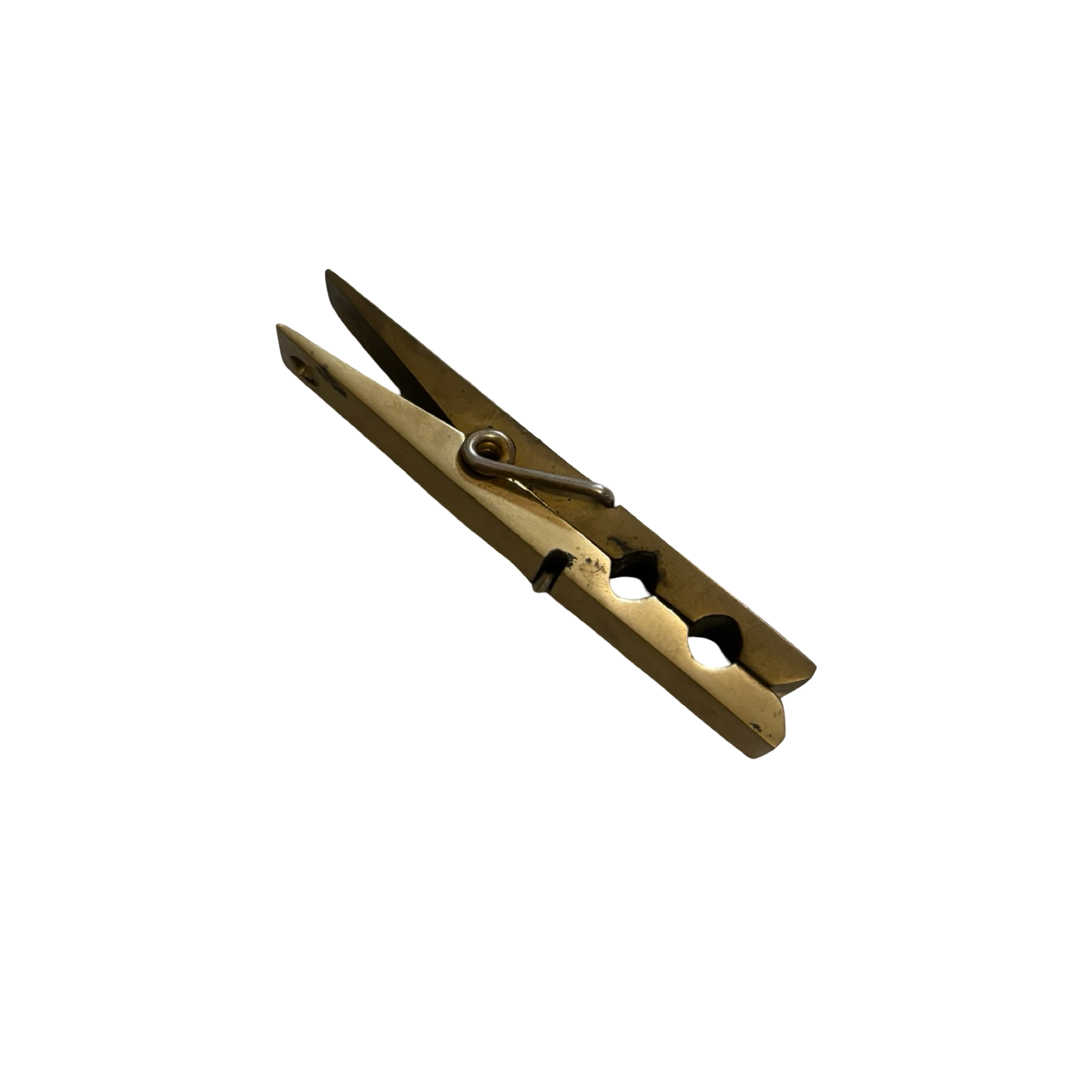 Brass Clothespin Clip