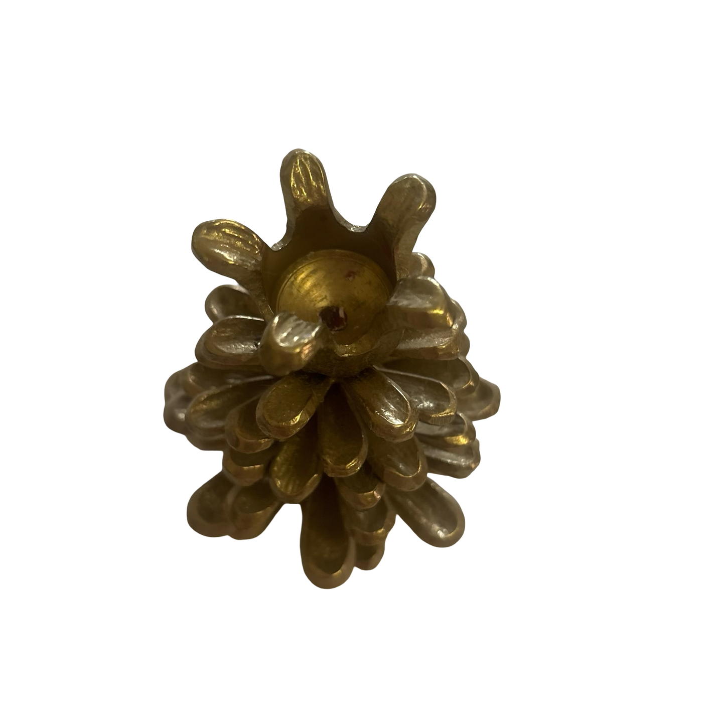 Brass Pinecone Candlestick