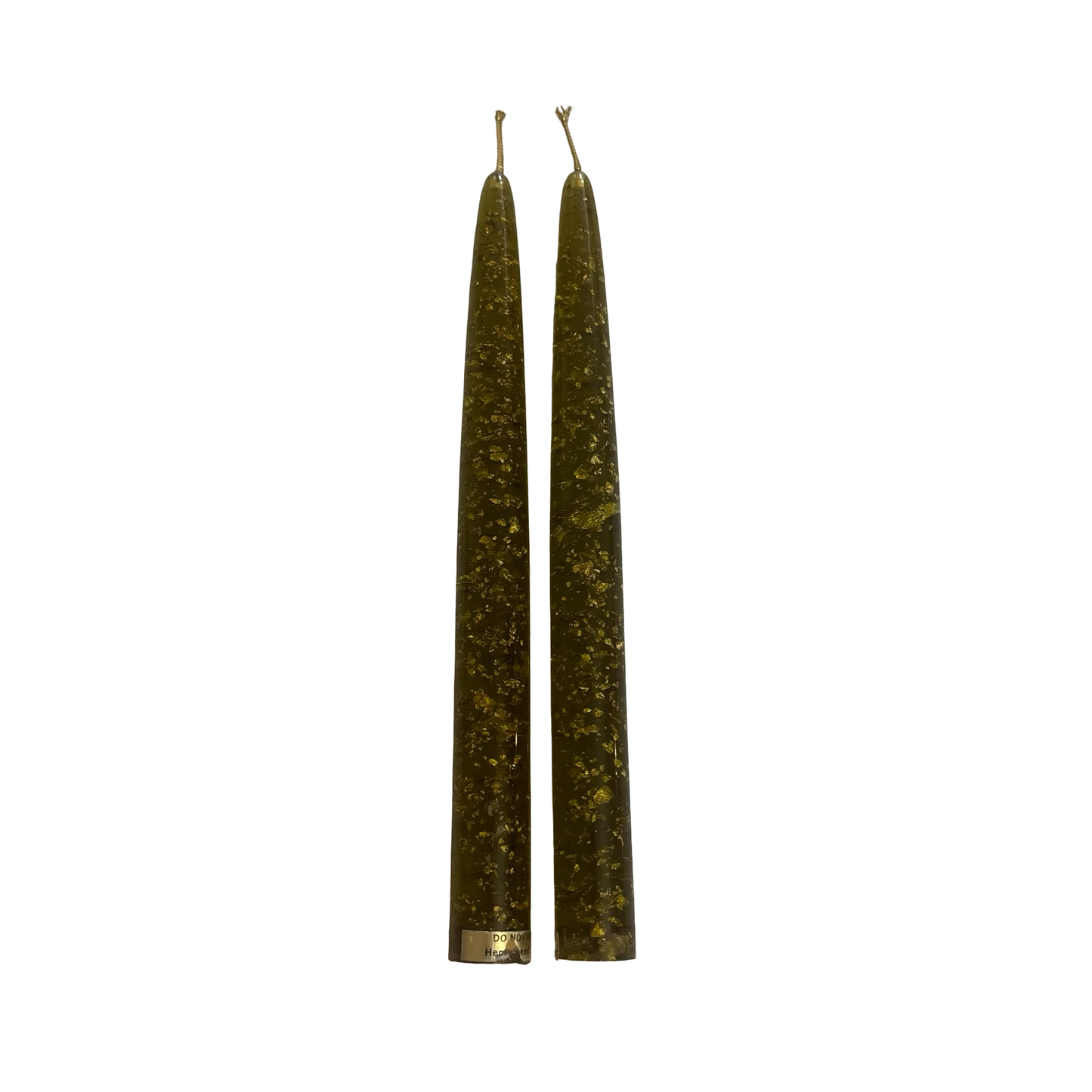 Pair of Green Lucite Candles