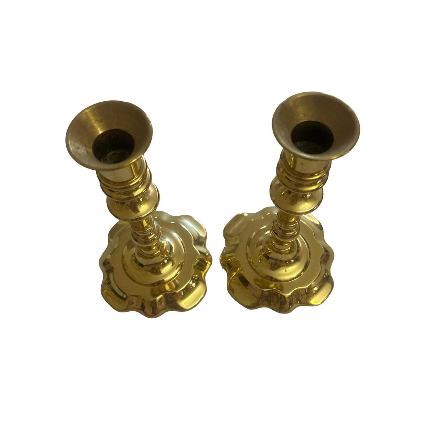 Pair of Baldwin Brass Candlesticks