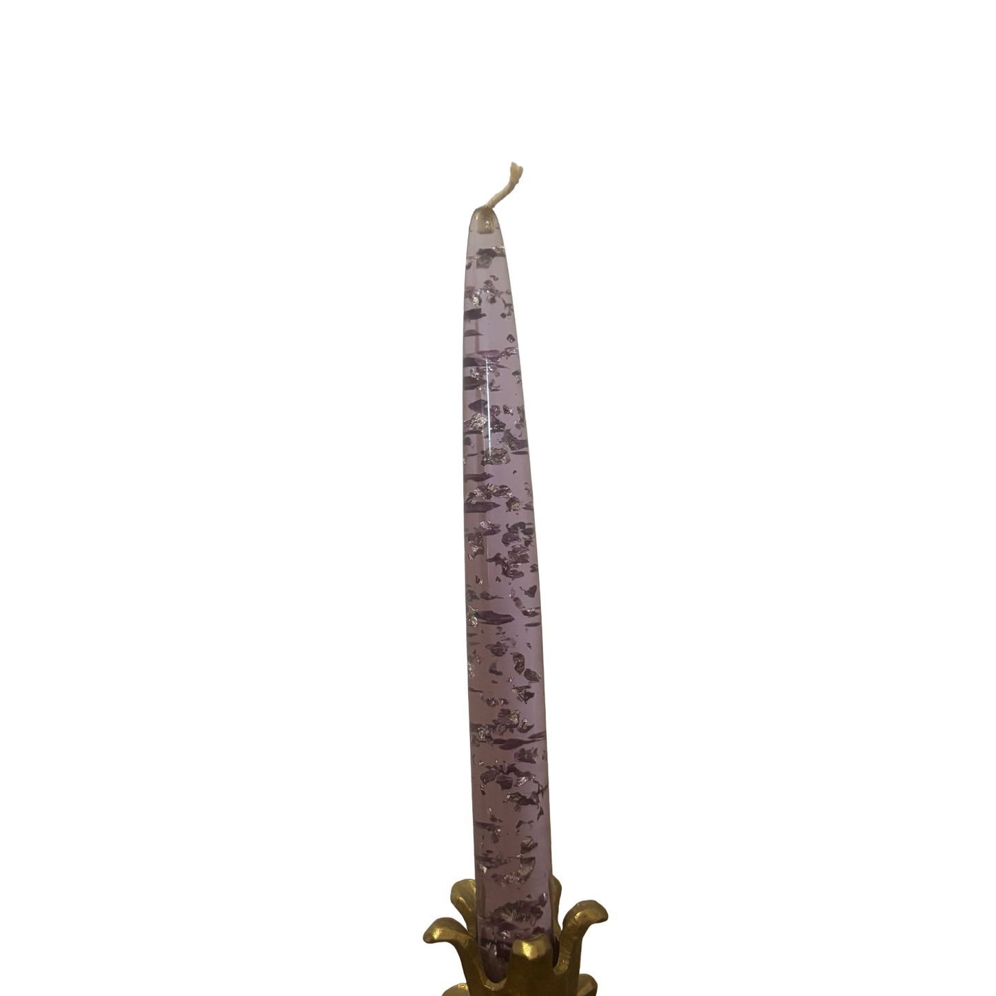 Purple Lucite Candle