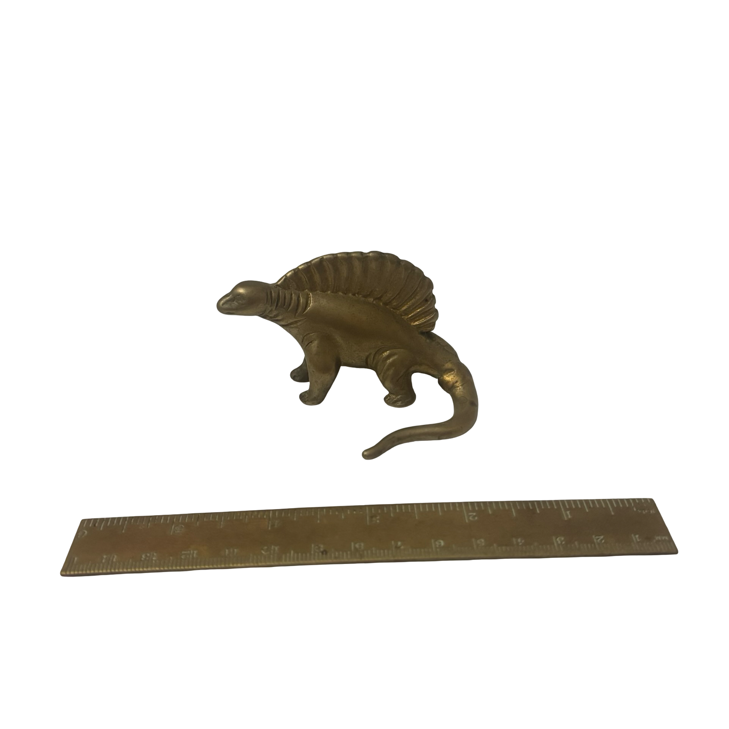 Brass Dimetrodon Dinosaur