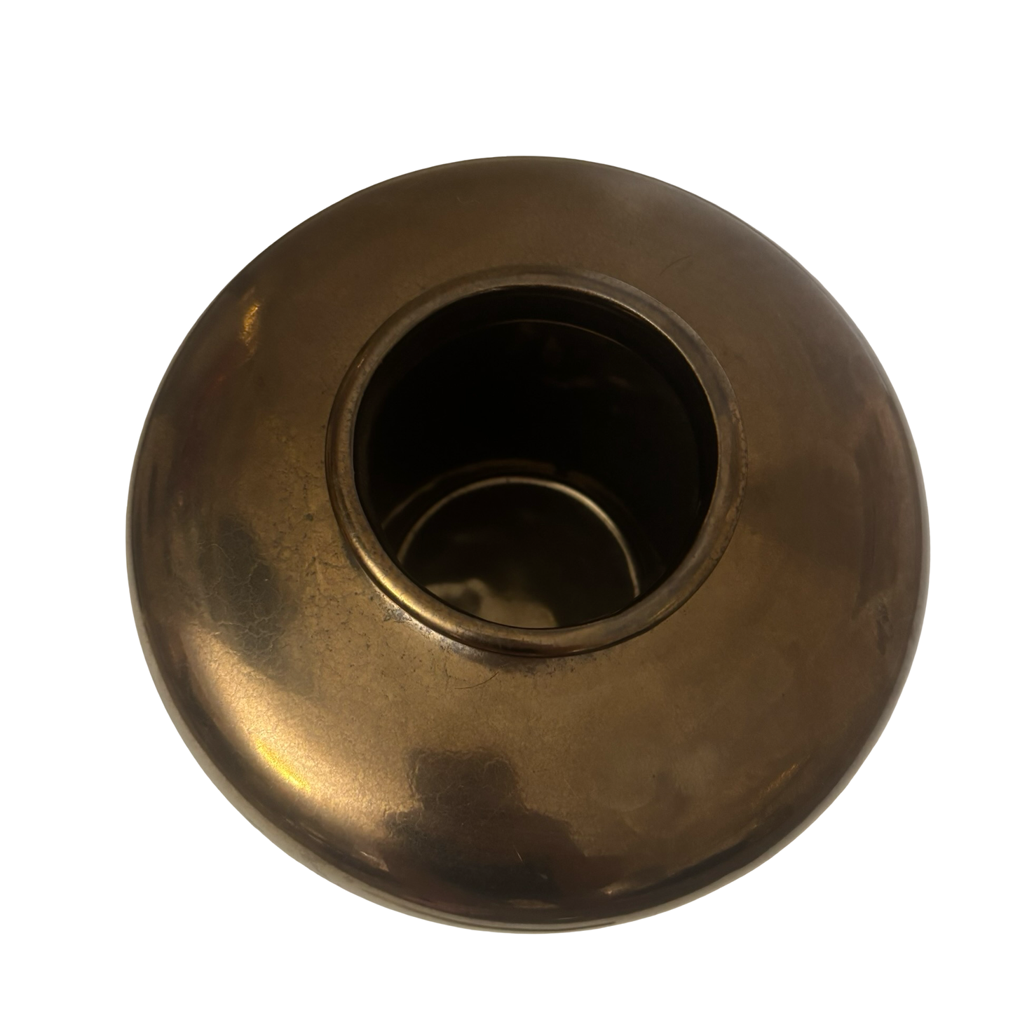 Large Metallic Haeger Vase