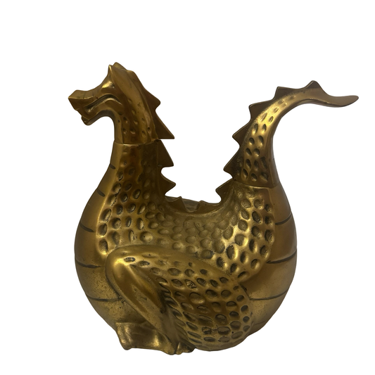 Brass Puff The Magic Dragon Wood Stove Humidifier