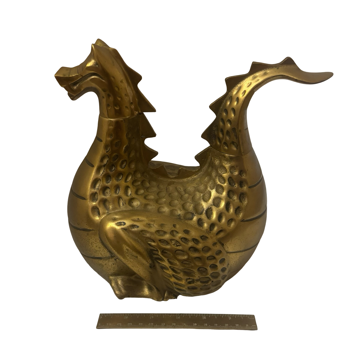 Brass Puff The Magic Dragon Wood Stove Humidifier