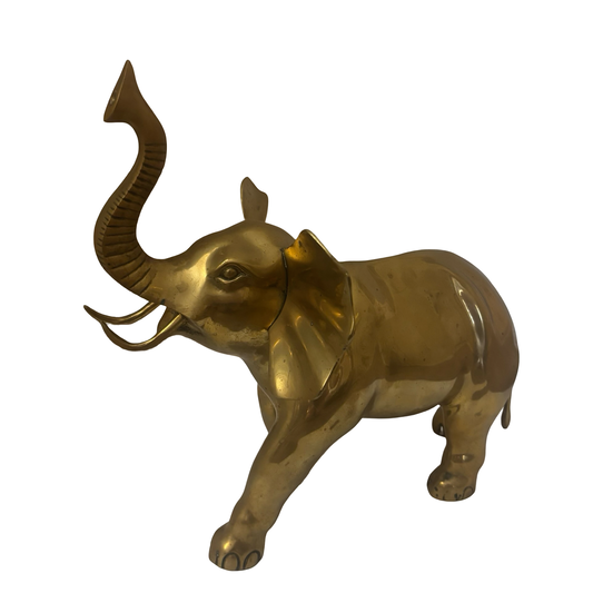 Extra Large Brass Elephant