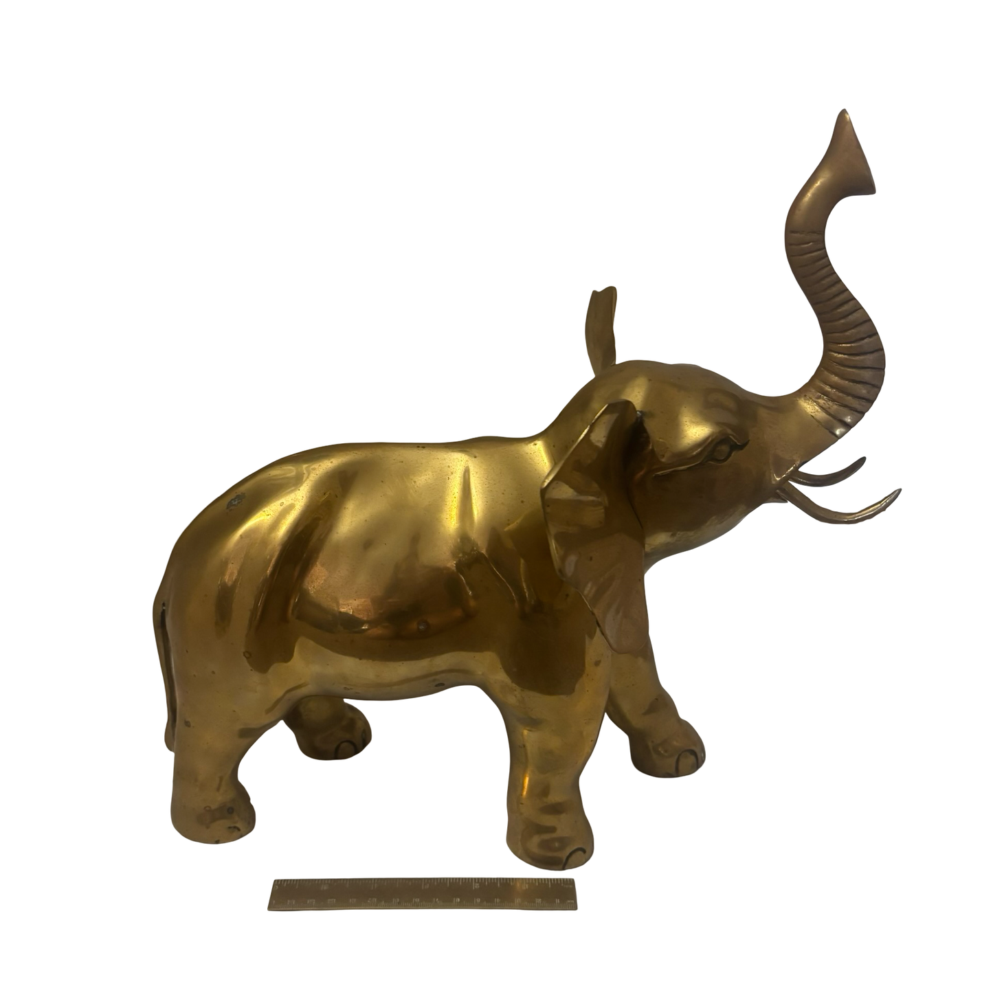 Extra Large Brass Elephant
