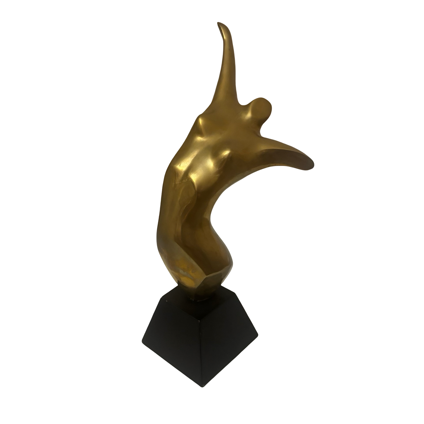 Brass Nude Woman Sculpture
