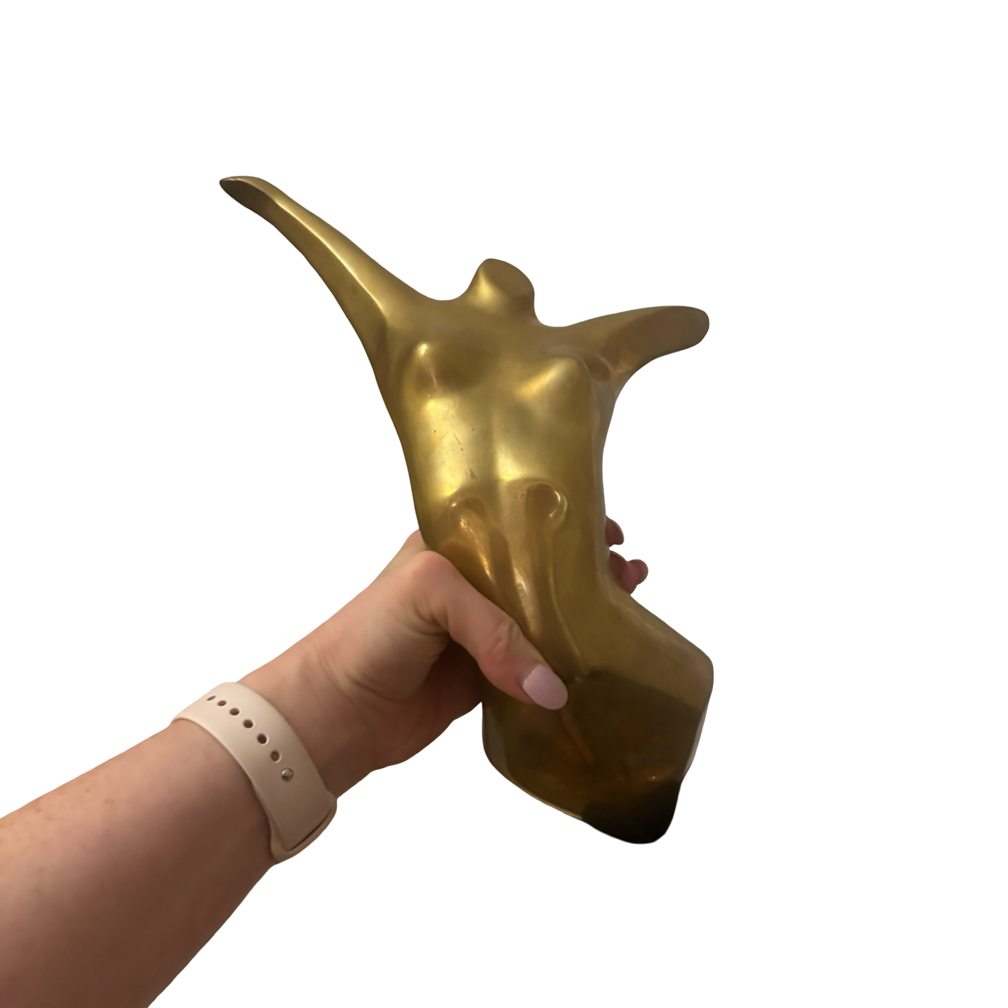 Brass Nude Woman Sculpture