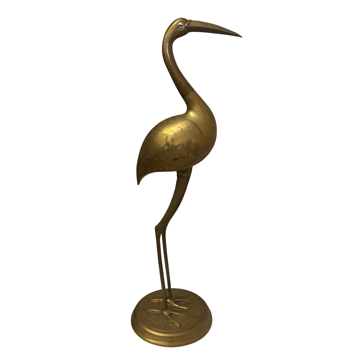 (Local Pickup Only) Huge Brass Crane