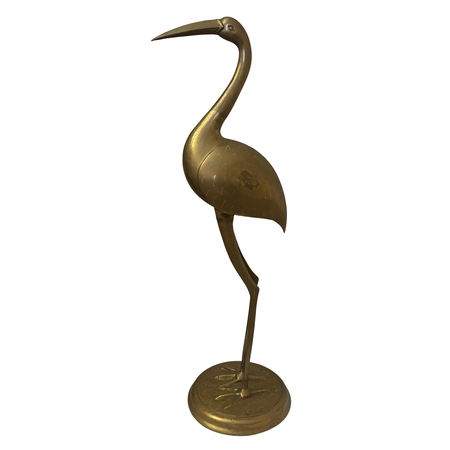 (Local Pickup Only) Huge Brass Crane