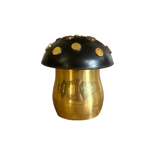 Brass Mushroom Snuff Box