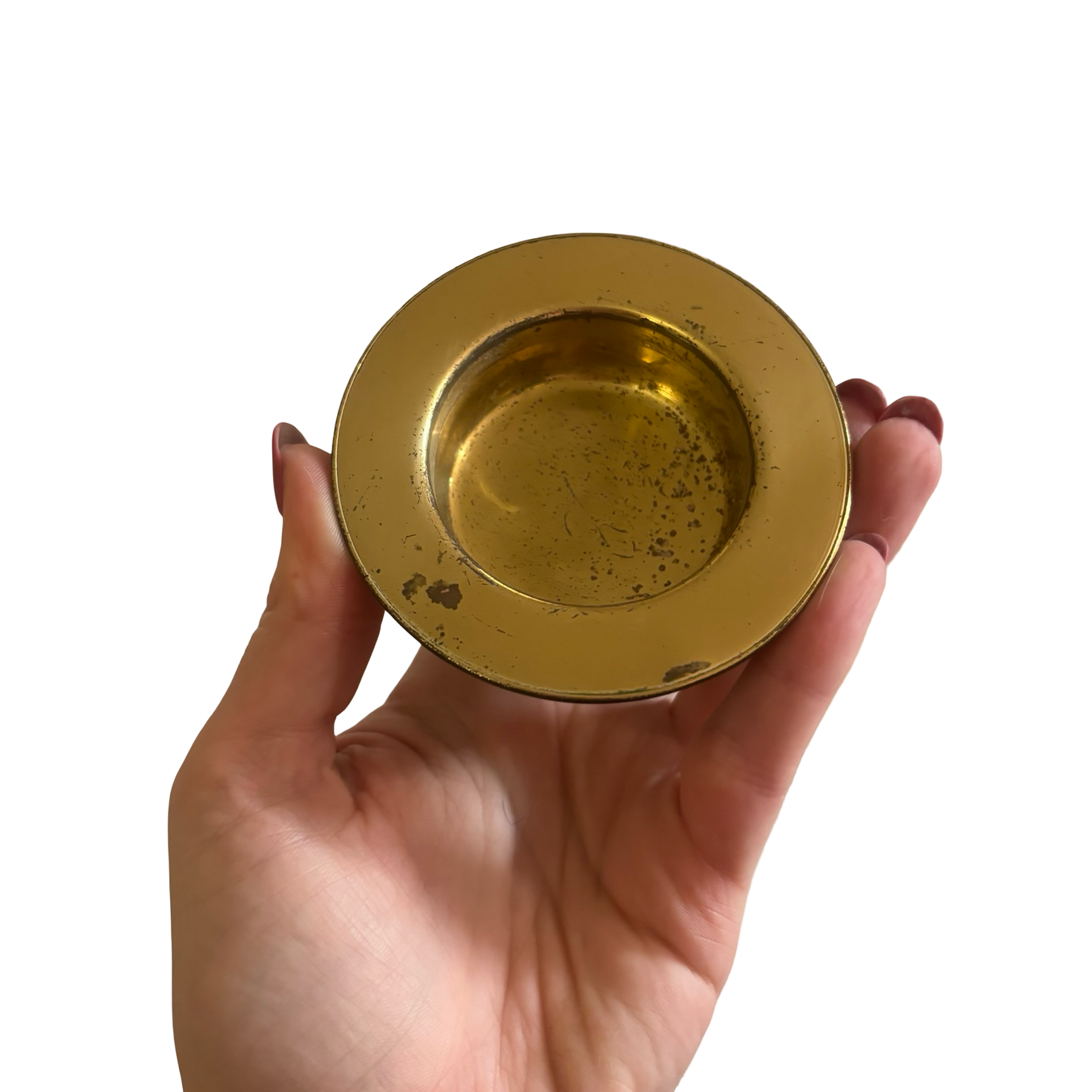 Brass Mushroom Snuff Box