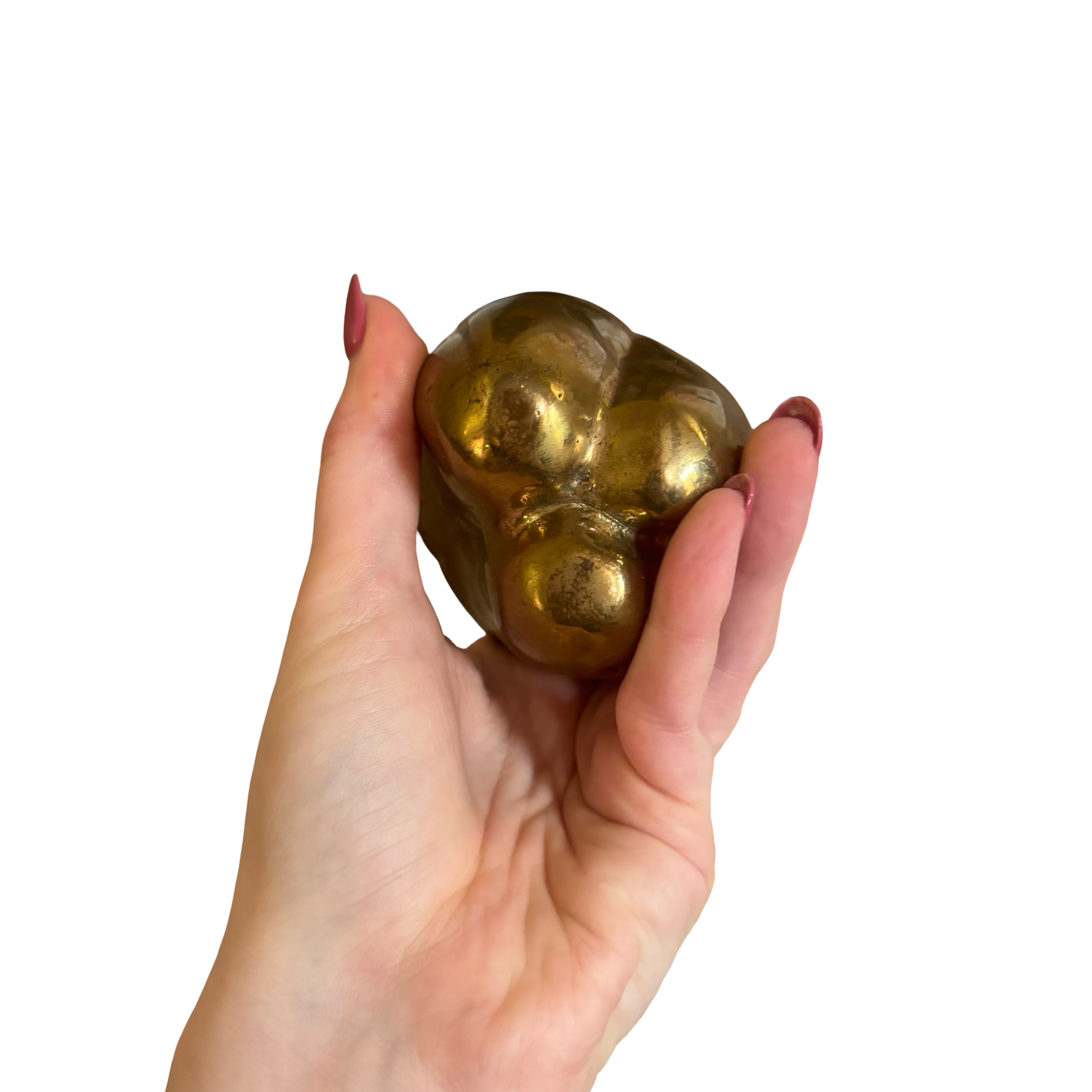 Brass Bell Pepper Box