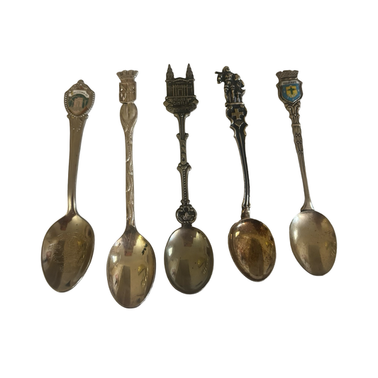 Souvenir Spoon Set of Five