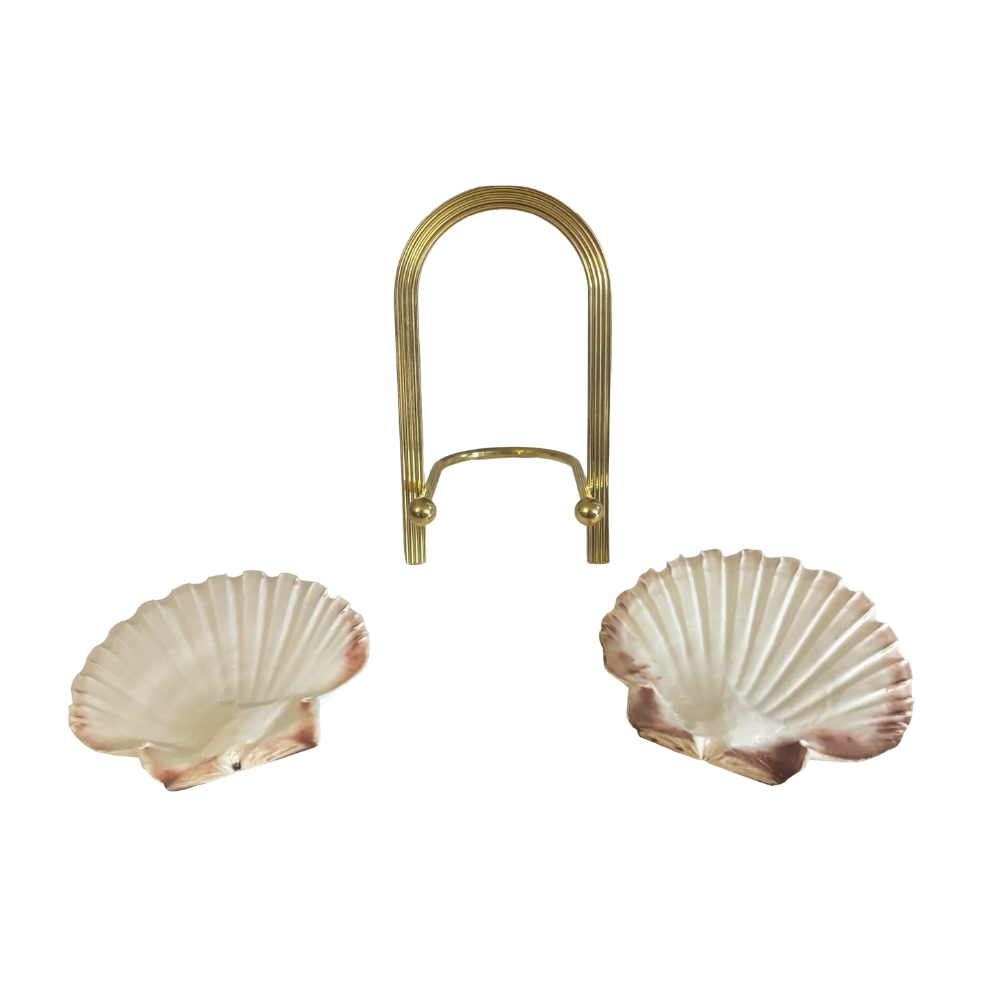 Shells + Brass Stand