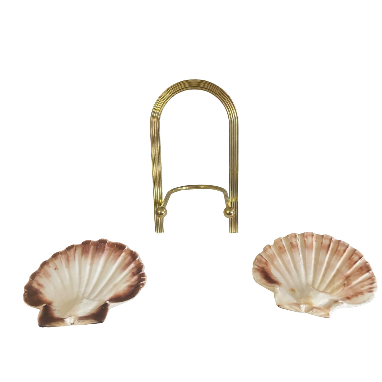 Shells + Brass Stand