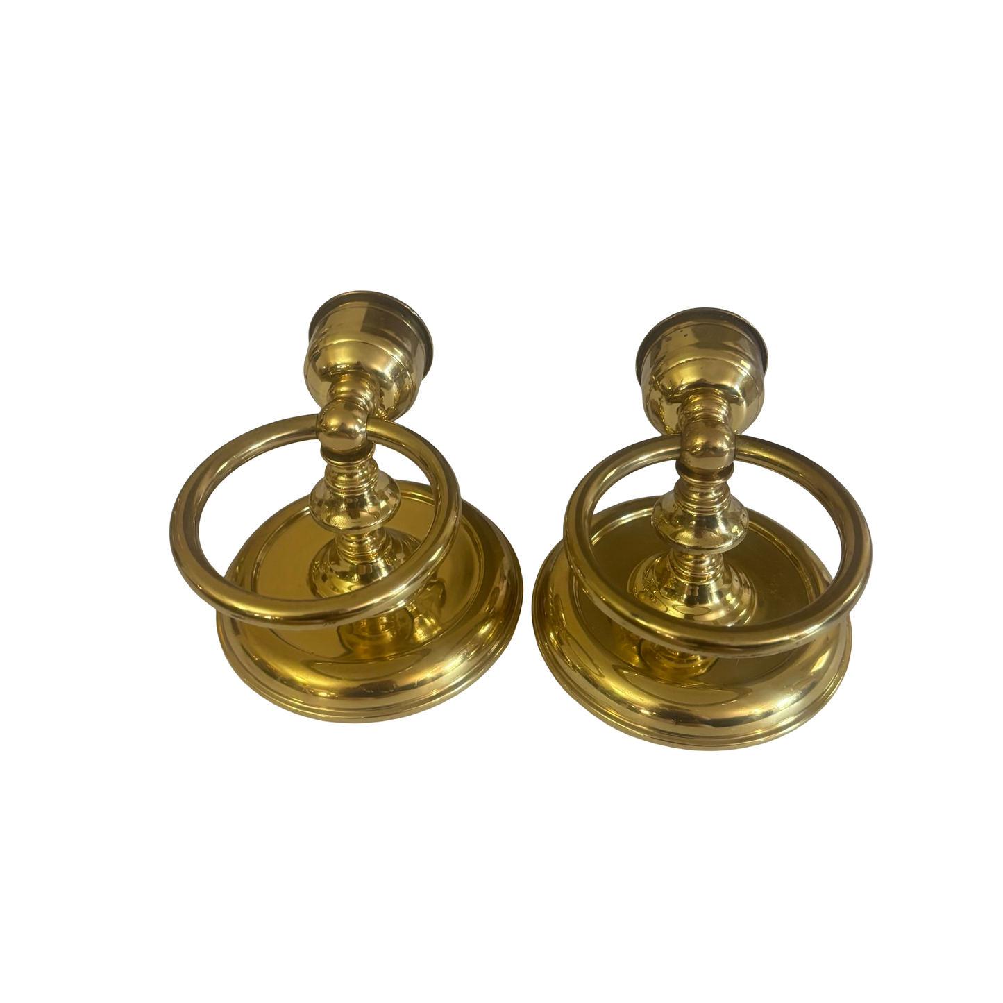Brass Wall Sconce Pair