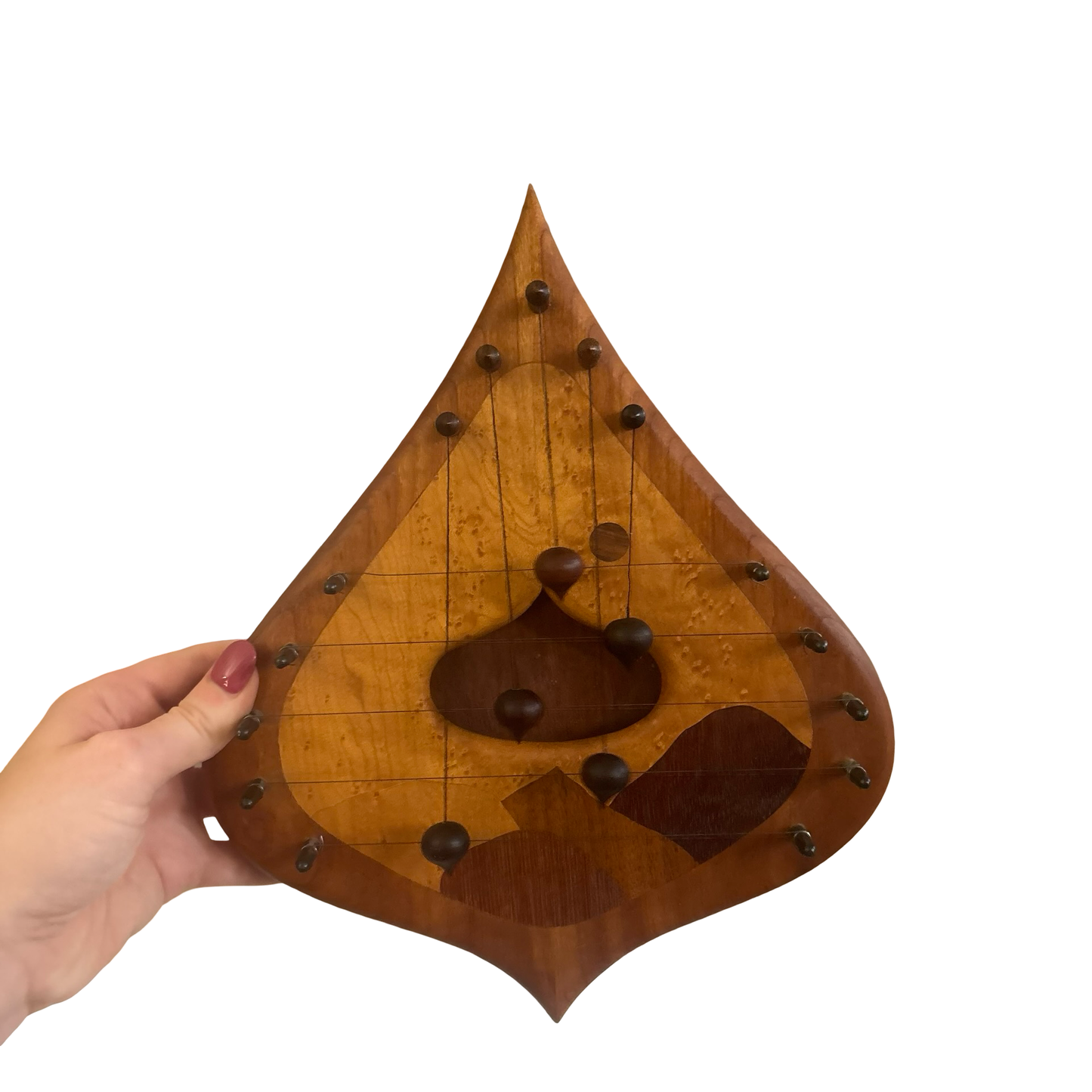 Wooden Five String Door Harp