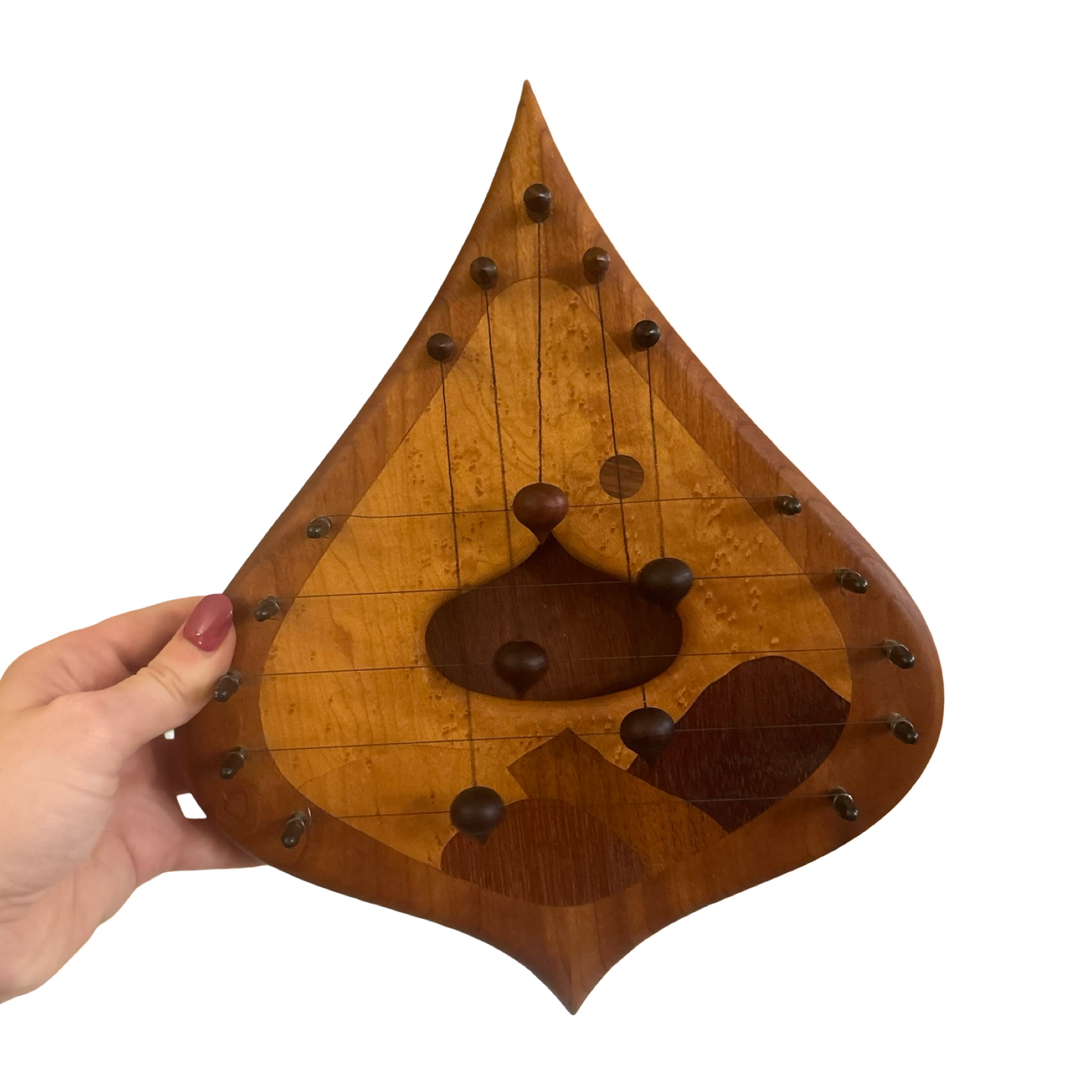 Wooden Five String Door Harp