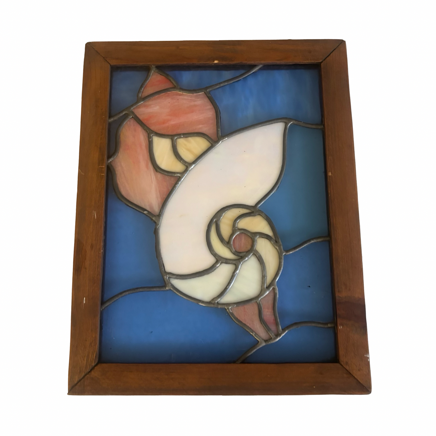 Stained Glass Shell Window