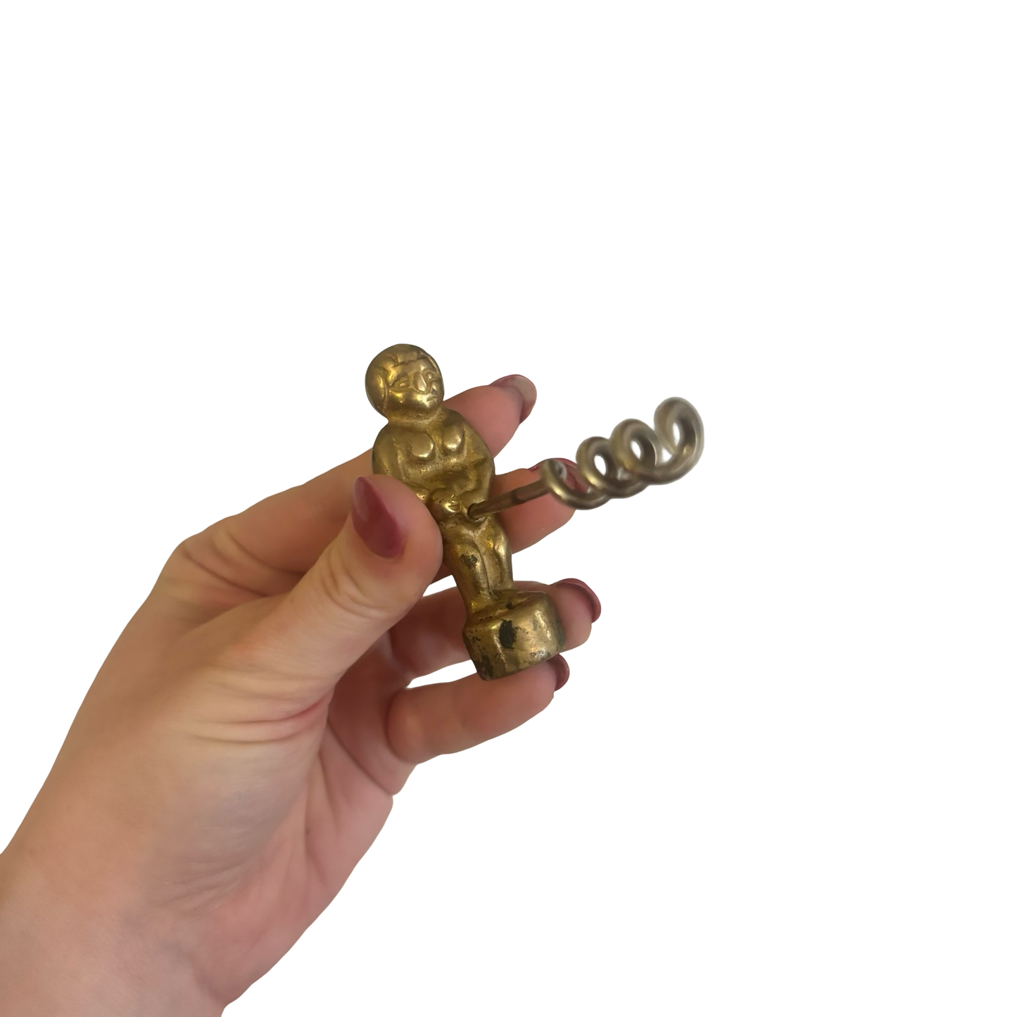 Brass Naughty Boy Corkscrew
