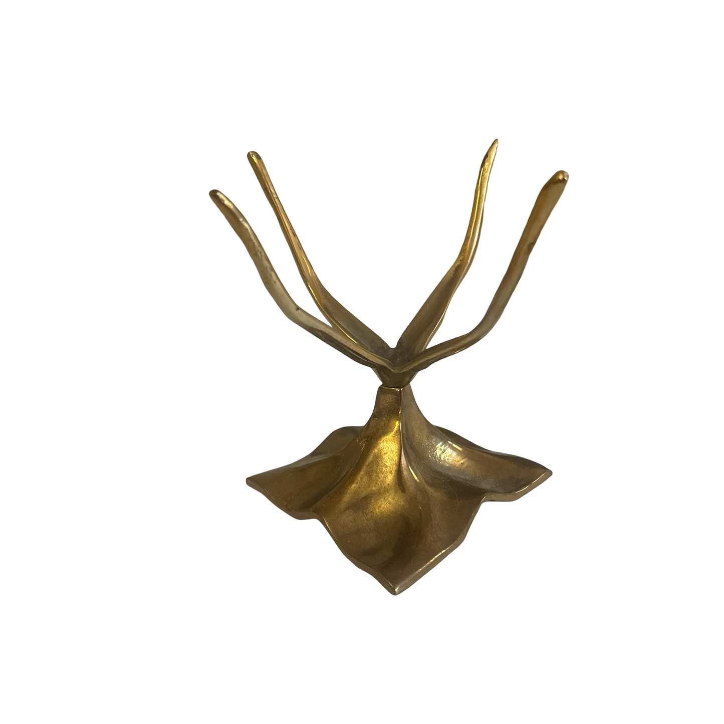 Large Brass Claw Stand