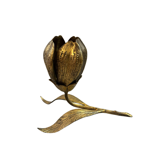 Brass Lotus Flower Ashtray