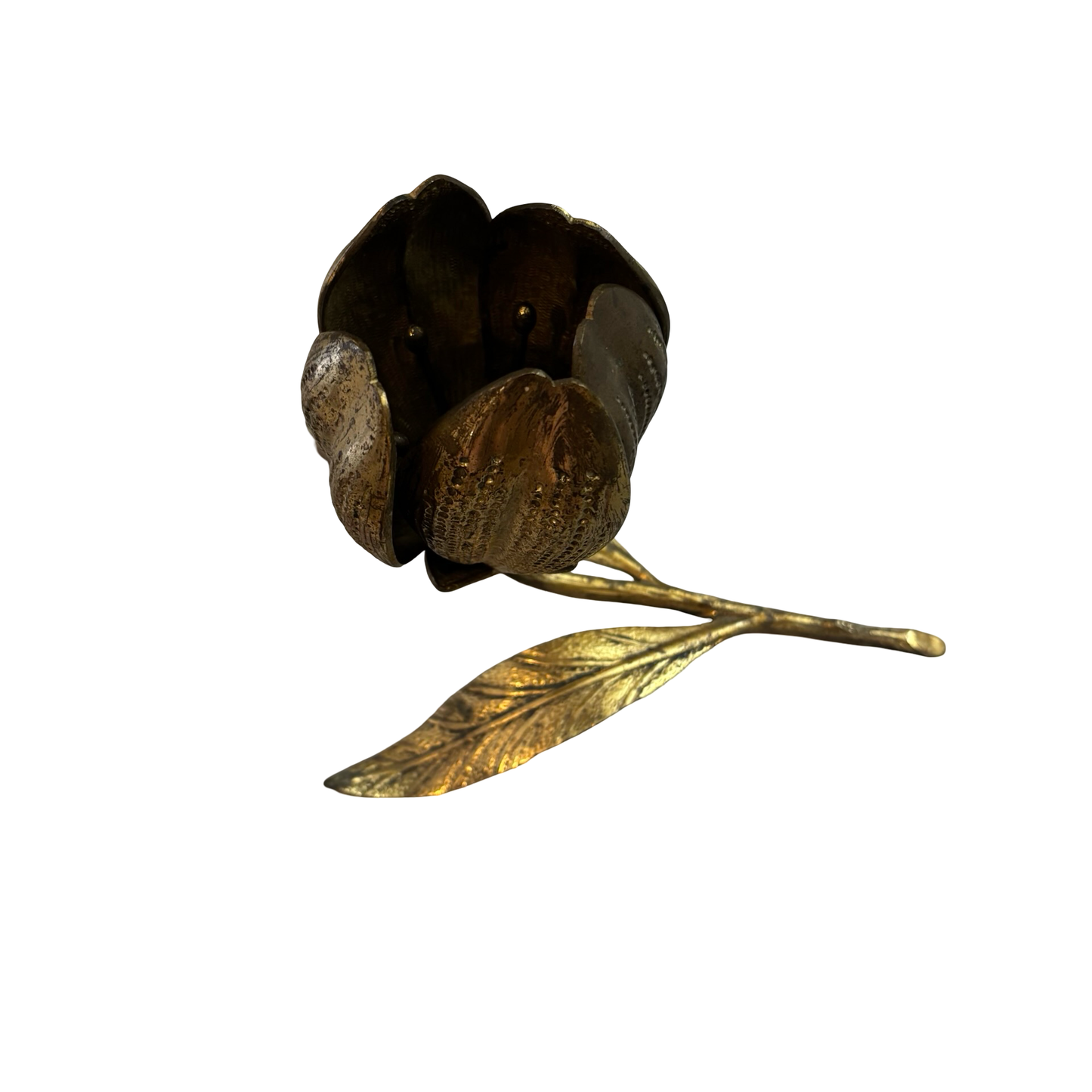 Brass Lotus Flower Ashtray