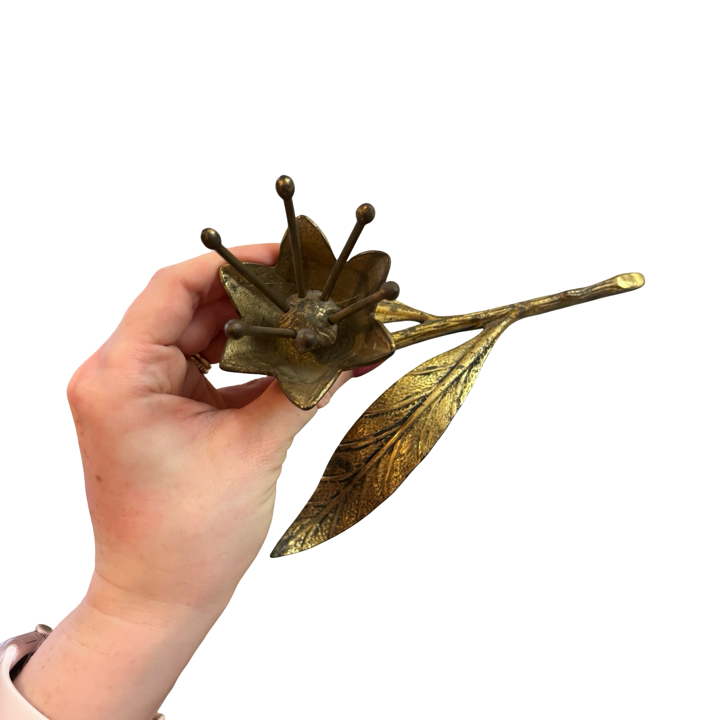 Brass Lotus Flower Ashtray
