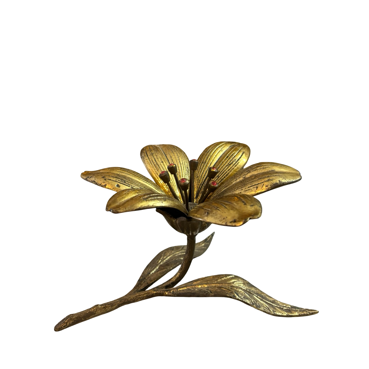 Brass Lotus Flower Ashtray