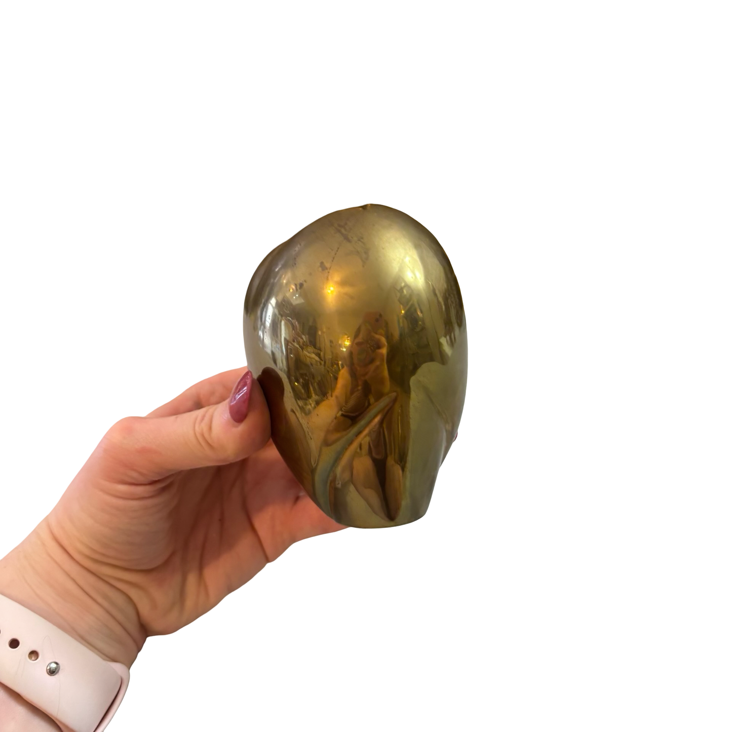 Brass Heart Vase