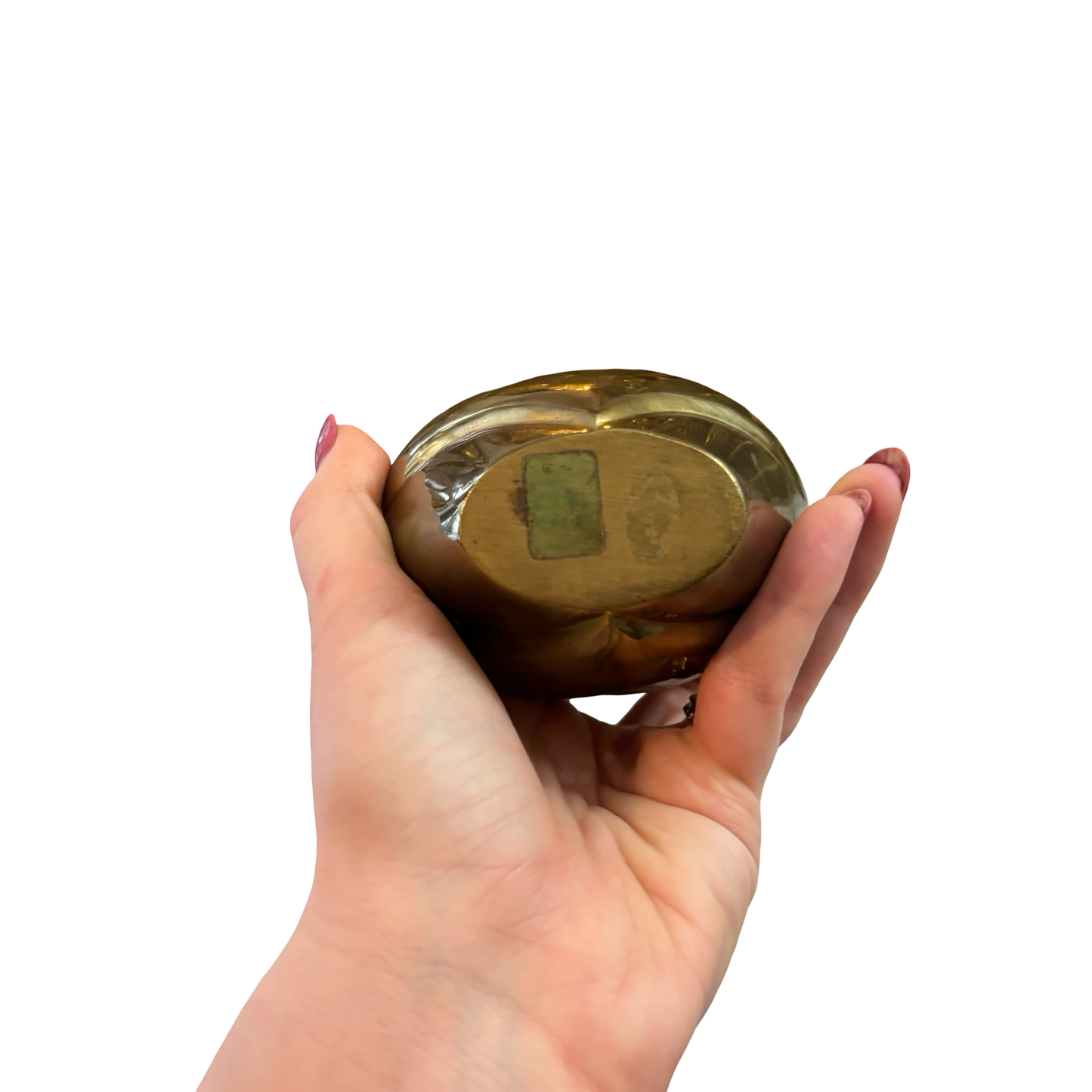 Brass Heart Vase